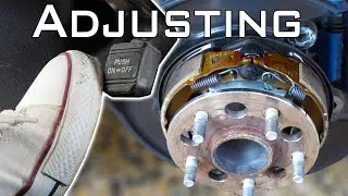 Car still moves with parking brake on?/How to adjust Parking brakes Step By Step