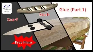 TJ-Canoe - Part 2/4 | Self-Designed Plywood Canoe (Free Plans)