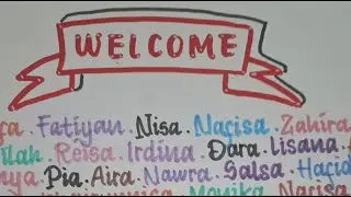 Sini mampir lagi 😃 #tulisnama #handstyle #fyp #painting #drawing #lettering #art