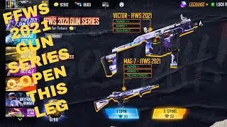 FFWS 2021 Gun Series Open This Leg New Vector Skin Open || please🙏 Watched This Video ||