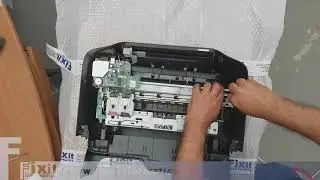 HP OfficeJet 3833 smontaggio e rimozione carta inceppata. Disassembly and paper jam removal