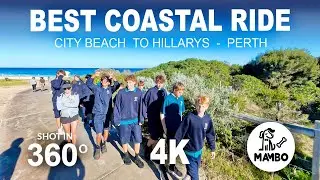 Relaxation | City Beach to Hillarys Boat Harbour #2024 #beach #asmr #coast #relaxing #4k
