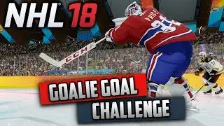Can I Score a Goal With a Goalie in NHL Threes? (NHL 18 Challenge)