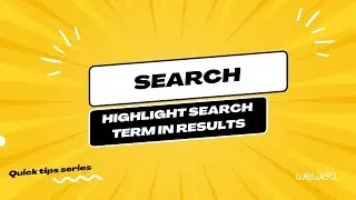 Highlight search terms in search results