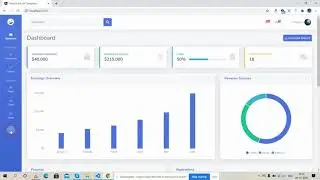Angular 10 Admin Dashboard Template Working Example