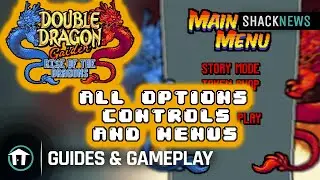 Double Dragon Gaiden Rise of the Dragons - All Options, Controls & Menus