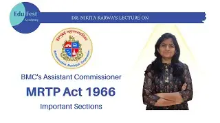 Maharashtra Regional Town Planning Act 1966, Regional Plan #BMC #AssistantCommisionerExam