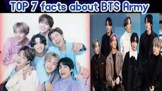 TOP 7 facts about in BTS fendom ARMY in Urdu in Hindi || High Facts 5