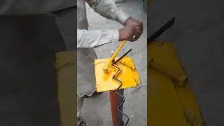 Amazing Bending Technique For Flat Bar #shorts