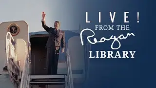 Air Force One at the Reagan Library | LIVE!
