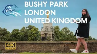 [4K] Travel to England and Explore Bushy Park with Laura as Your Tour Guide 🇬🇧