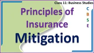 Principles of Insurance, Principle of Mitigation