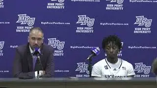 High Point University Men's Basketball Press Conference vs Southern Illinois