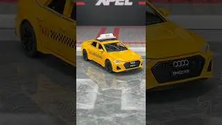 Isn&rsquo;t it too wasteful to use Audi&rsquo;s fastback as a taxi? #AudiRS #taxitoy #toycar
