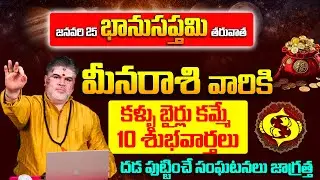 మీన రాశి వారికి ఊహించని మలుపులు Meena Rashi Phalalu January 2026 | Monthly Horoscope | 9maxtv