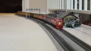 HO scale Amtrak, Santa Fe, and Southern Pacific passenger trains