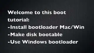 The OSX86 (Dual)boot Tutorial, Chameleon RC3, Fix boot0 error,EasyBCD, bootthink and PC EFI.