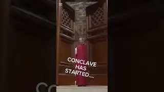 CONCLAVE HAS STARTED... #cardinals #conclave2025 #newpope #pope #vatican #viralvideo #funny