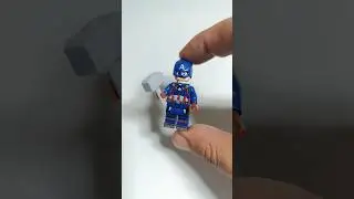 Captain America Marvel Avengers Mini Figure #blocks #lego #bricks #puzzle #collection #shorts