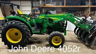 John Deere 4052r, New Equipment Added To The Business.