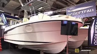2017 Ocqueteau Ostrea 700 T-Top Motor Boat - Walkaround - 2016 Salon Nautique Paris