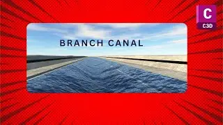 Branch Canal Cross Section Design in Civil 3D | Step by Step
