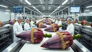 100,000 LBs of Banana Flowers: The World's Fastest Mega-Factory!