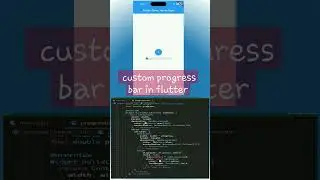 flutter shots,flutter shot, flutter tutorial, Build a Custom Progress Bar in Flutter 