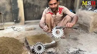 Sand Casting Process for Rotavator Gear Production | Sand Mold Process Unveiled!