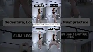 Transform Body at Home: Tone Arms Waist Legs Glutes in 10 Min! (No Equipment) #arms#waist#legs#glute
