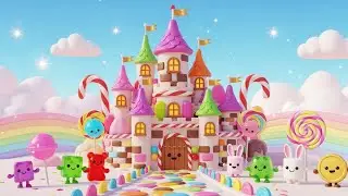 Candy Castle Friends 🍬✨ Sweet Adventure in the Magical Candy World!