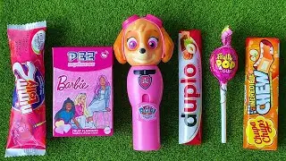 Best Oddly satisfying candy Lion Chupa Chups chocolate lollipops ASMR #lollipopasmr #candyunpacking