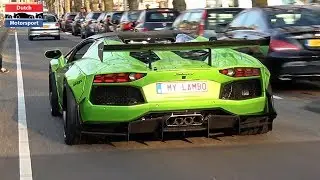 Modified Cars & Supercars Leaving Car Show! - LW Aventador, Supra, SVJ, Vantage GT12, Novitec F12,..