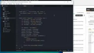 Simple login using Mongoose / MongoDB - Node.js Tutorial 17