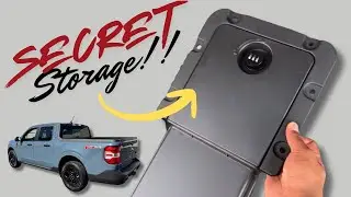 Hidden Safe in My Ford Maverick?! | @mabett2313 Bed Cargo Storage