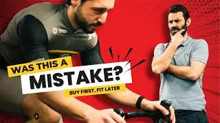 He bought a new bike BEFORE coming for his fit - Big MISTAKE?