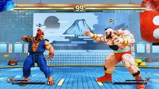 Акума против Зангиефа (Самая сложная битва) - Street Fighter 5. | Эпическая битва