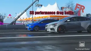 SR performance drag battle : Ford focus RS vs Ford focus RS PO (fh4)