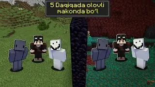 Minecraft, lekin Biz 150 daqiqada 10 topshiriqni bajarishimiz kerak!  Oxirgi stream😥 | Artifact  BDW