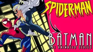 Drawing Spider-Man in Bruce Timm's Style