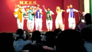 Nkes school dance on vande matram
