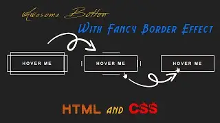 Button with fancy border hover effect Using Only HTML & CSS @informativeworld713