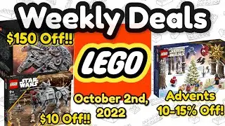 WEEKLY LEGO DEALS!! - October 2nd, 2022 - Some BIG Sets on Sale! LEGO Advent Calendars on Sale!