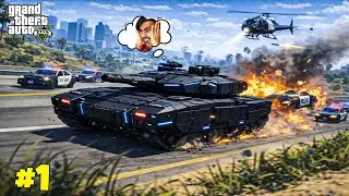 I Stole the Most Dangerous Hi-Tech Tank from the GTA 5 Military Base!🔥