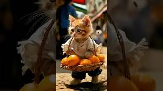 Poor cat without a plane, only finding a toy airplane in the trash