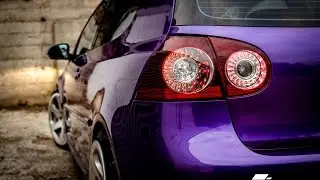 Monsterwraps | VW Golf R32 Purple Gloss purple wrap - car wrapping hampshire