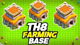 New Th8 Farming Base 2025  | Th8 Farming Base With Copy Link | Best Th8 Base