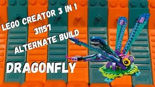 LEGO Creator 3 in 1 Exotic Peacock 31157 Alternate Build and Review! The Dragonfly Model!