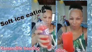 Water bottle ice eating slush challenge