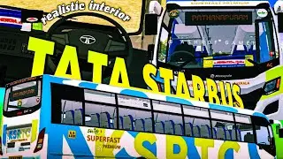 New TATA BS6 MARCOPOLO STARBUS ULTRA BUS MOD For Bussid💥New Bus Mod For Bussid #bussidmod